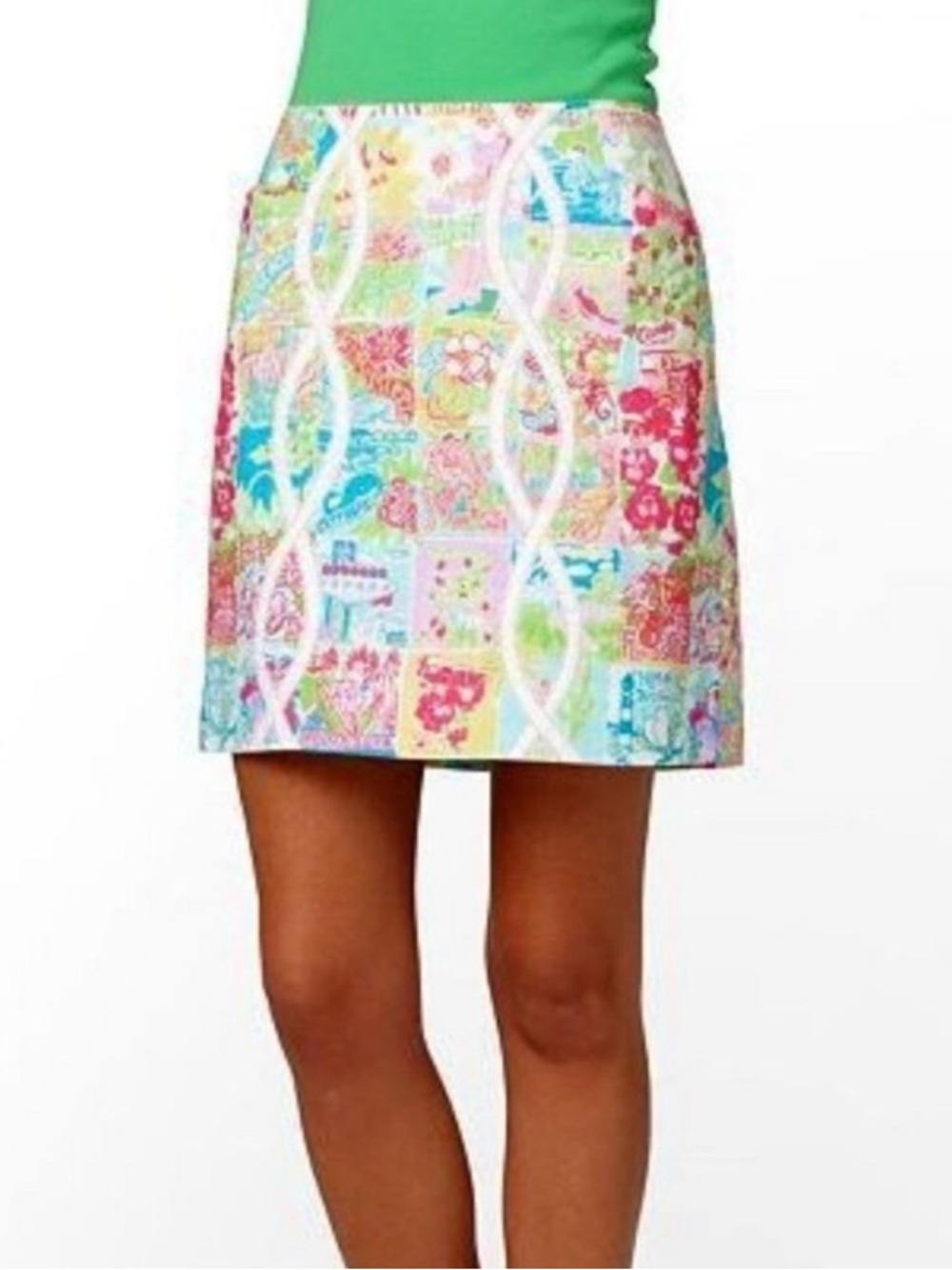VGUC Lilly Pulitzer Roslyn *RARE* Skirt in Lilly State of Mind